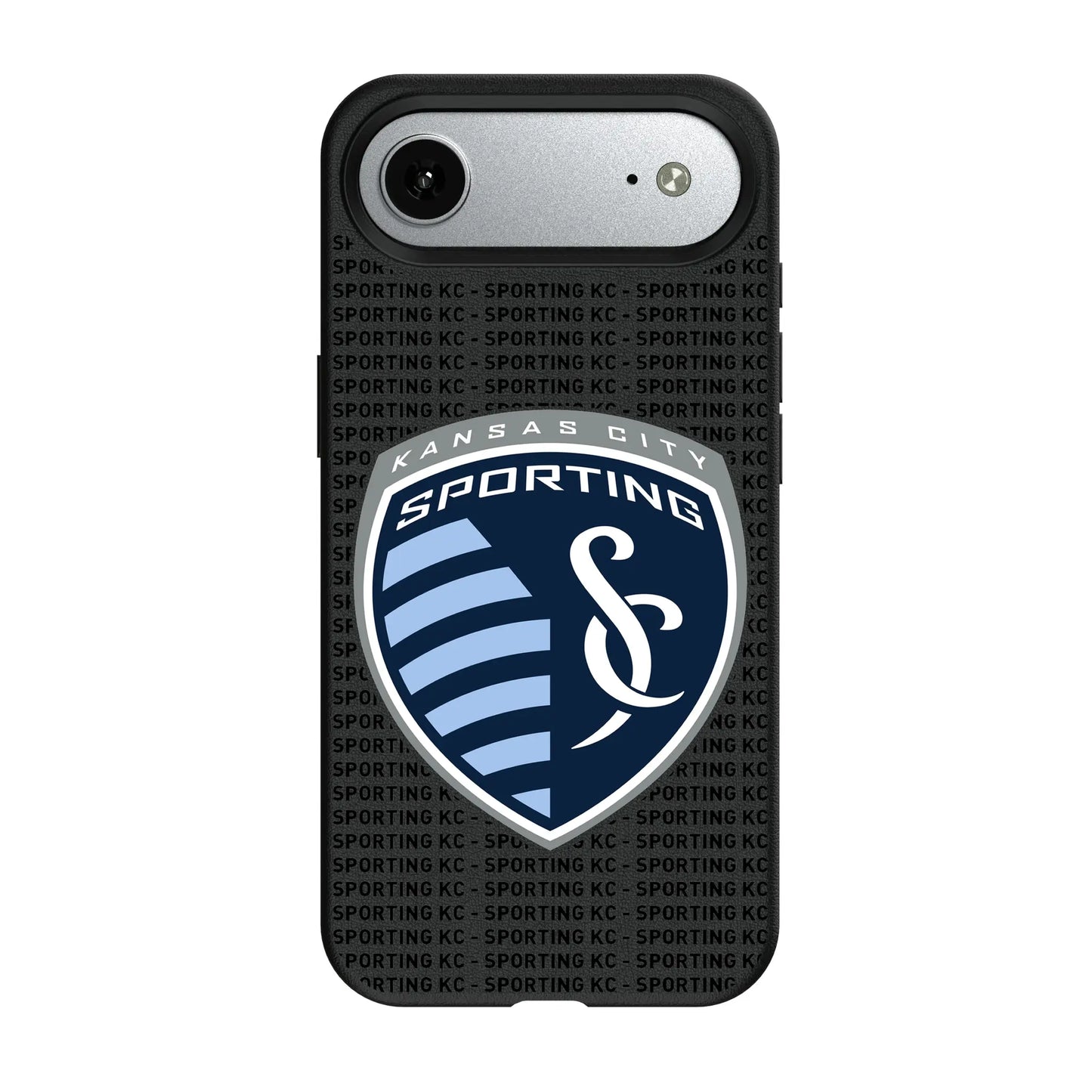 Sporting Kansas City Text Backdrop MagSafe Compatible Phone Case for Apple iPhone