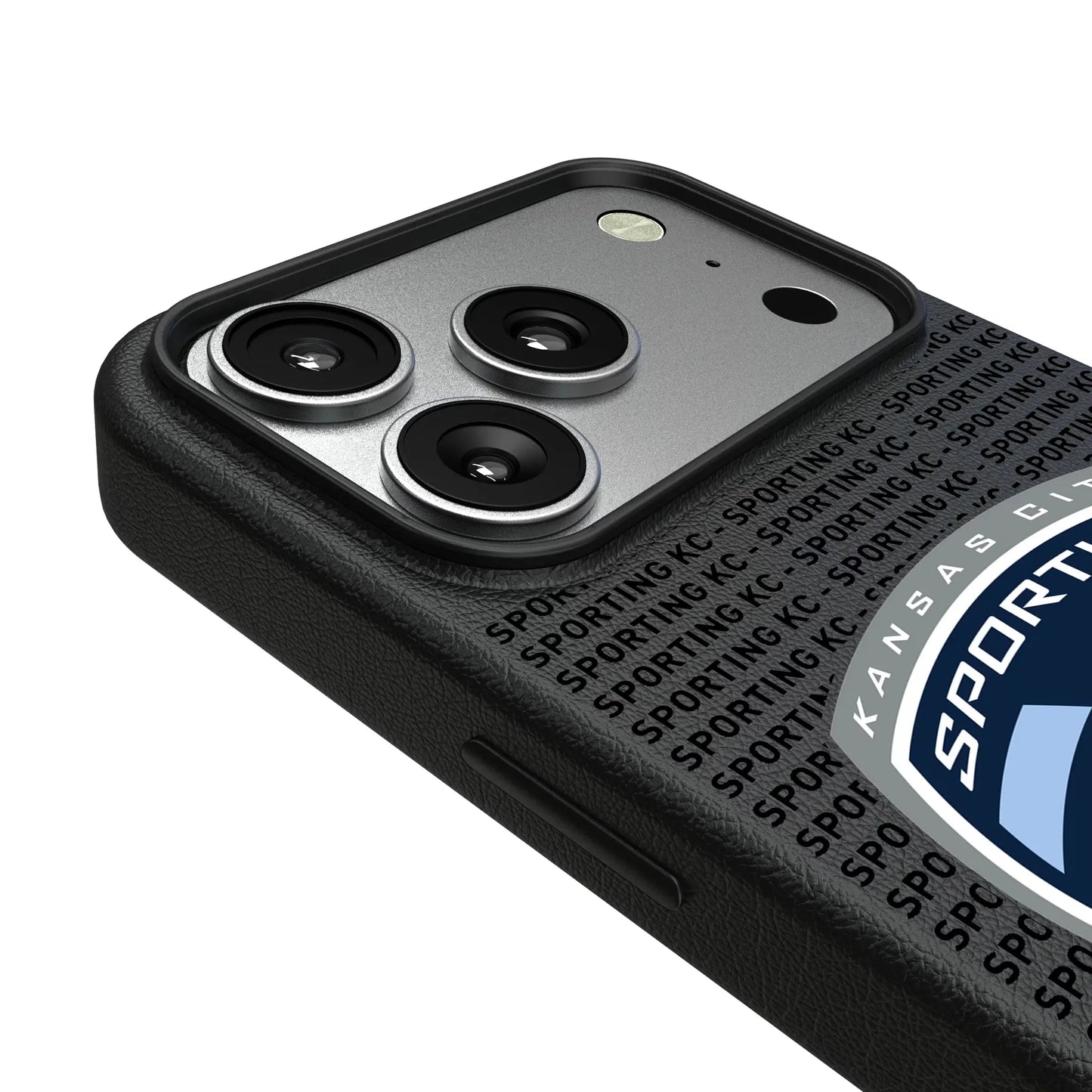 Sporting Kansas City Text Backdrop MagSafe Compatible Phone Case for Apple iPhone