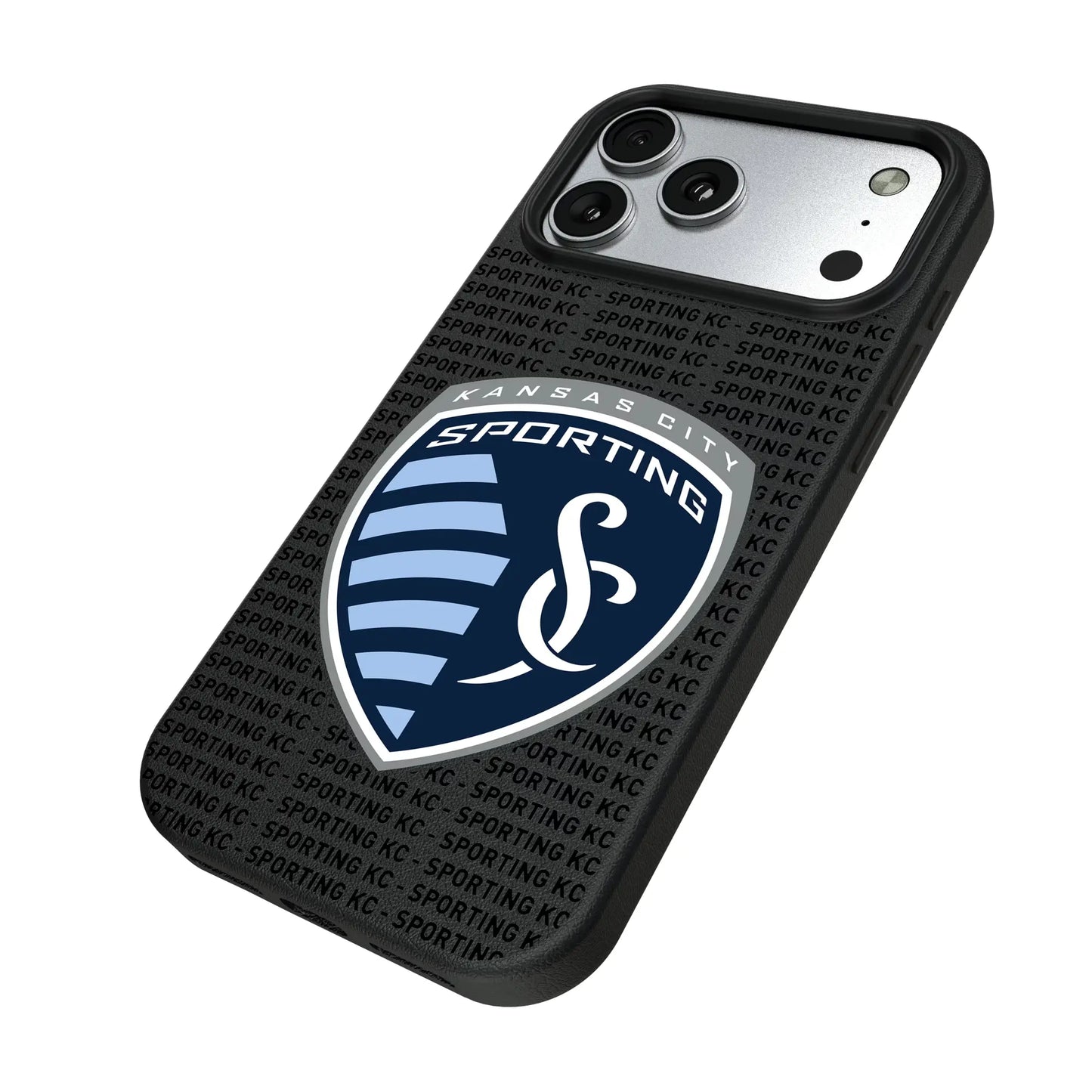 Sporting Kansas City Text Backdrop MagSafe Compatible Phone Case for Apple iPhone