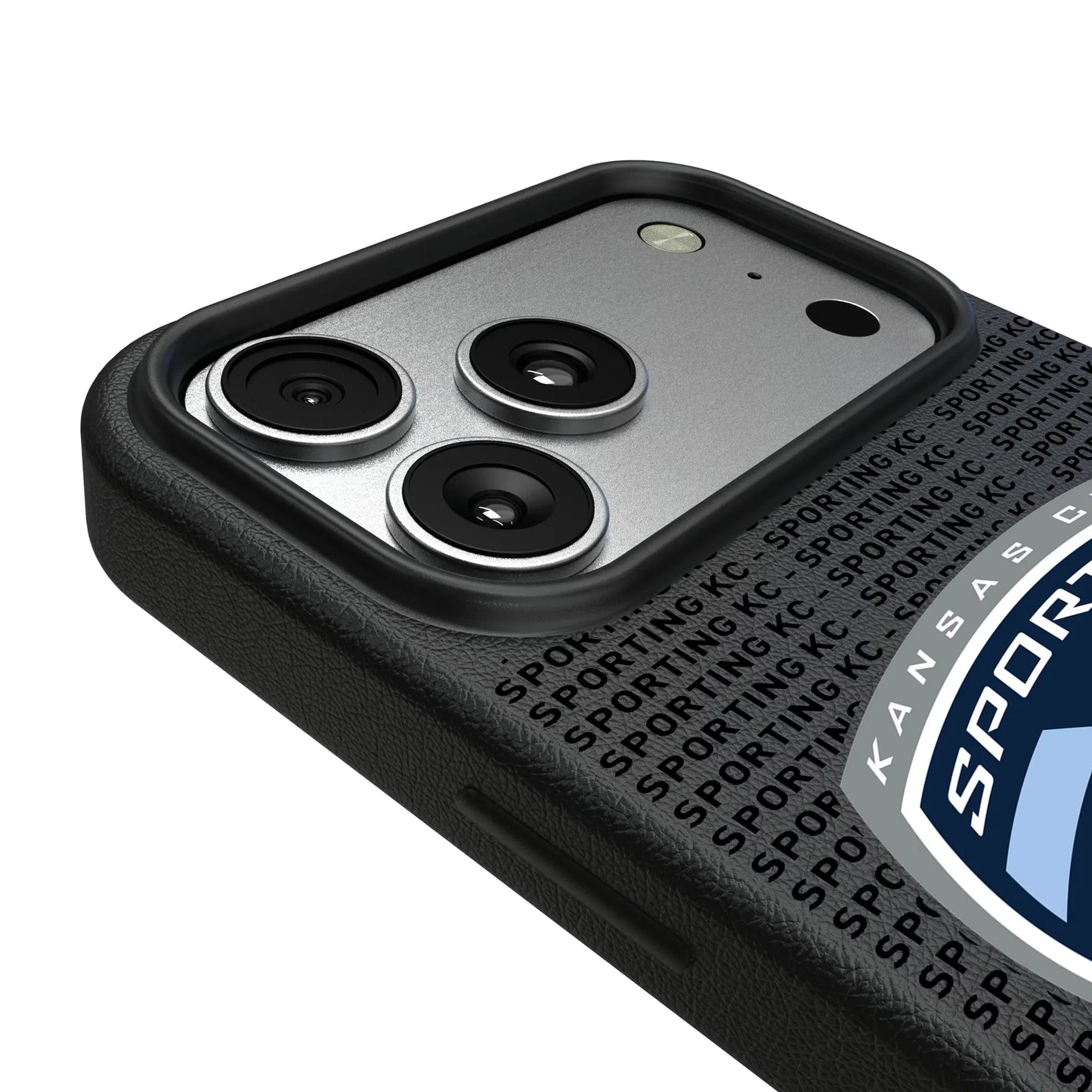 Sporting Kansas City Text Backdrop MagSafe Compatible Phone Case for Apple iPhone