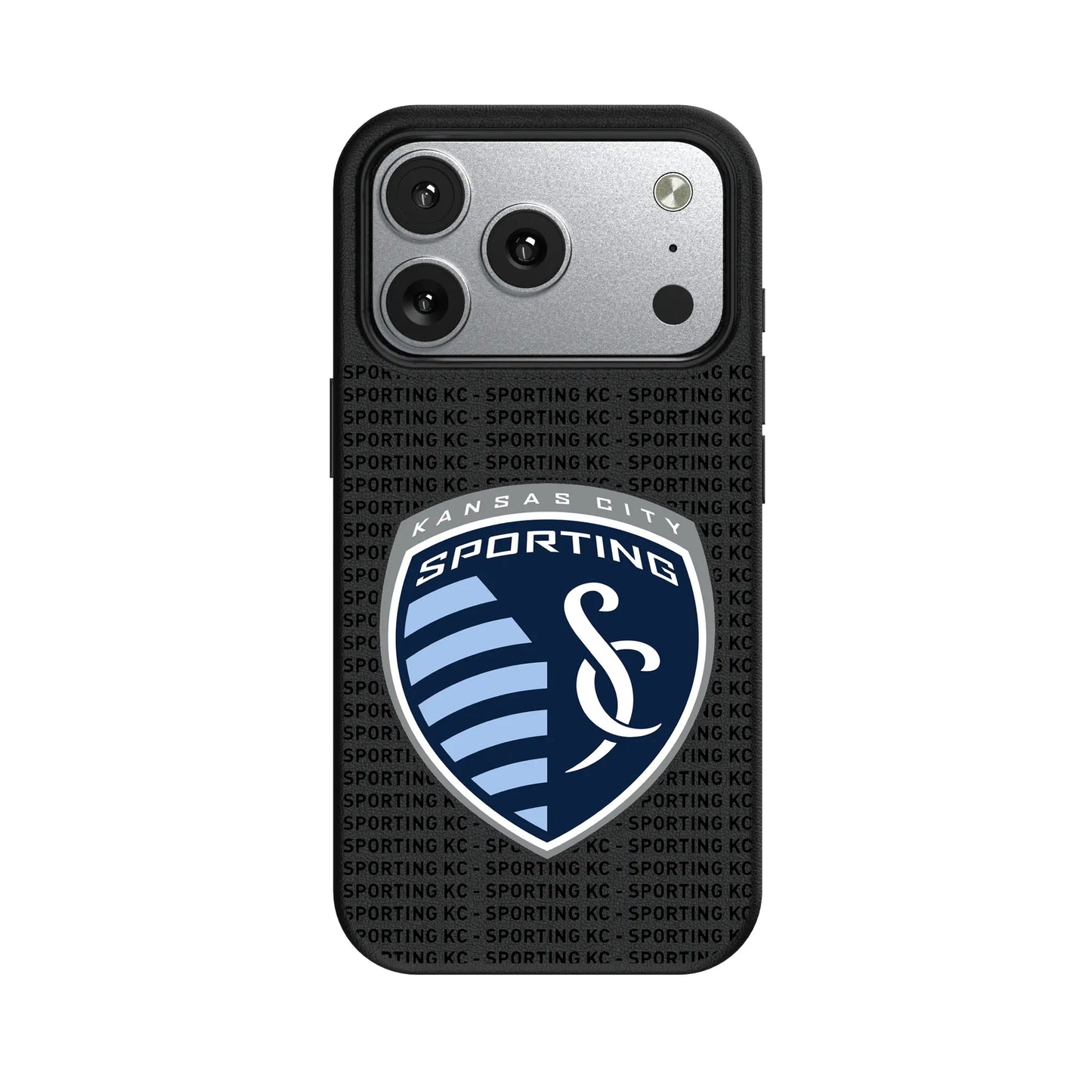 Sporting Kansas City Text Backdrop MagSafe Compatible Phone Case for Apple iPhone