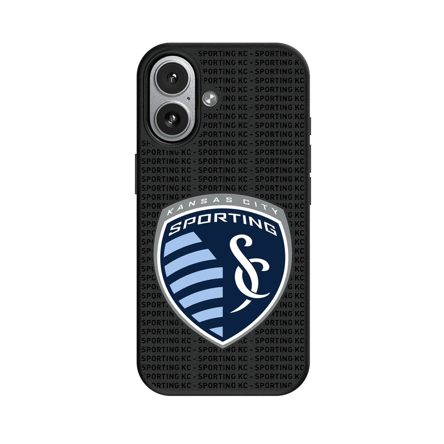 Sporting Kansas City Text Backdrop MagSafe Compatible Phone Case for Apple iPhone