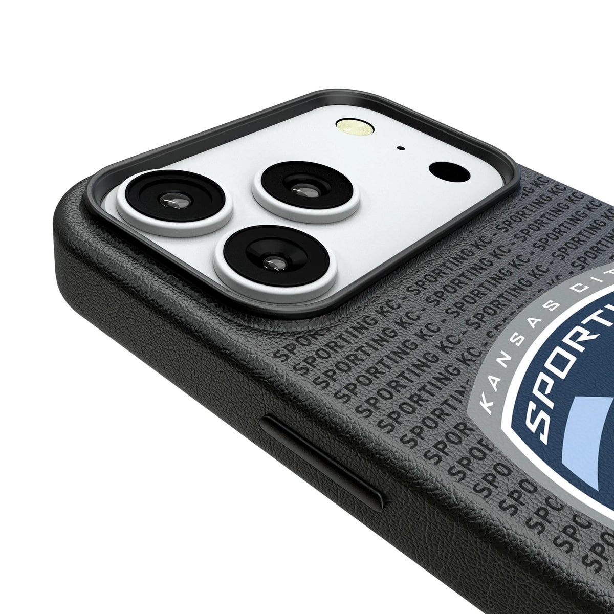 Sporting Kansas City Text Backdrop MagSafe Compatible Phone Case for Apple iPhone