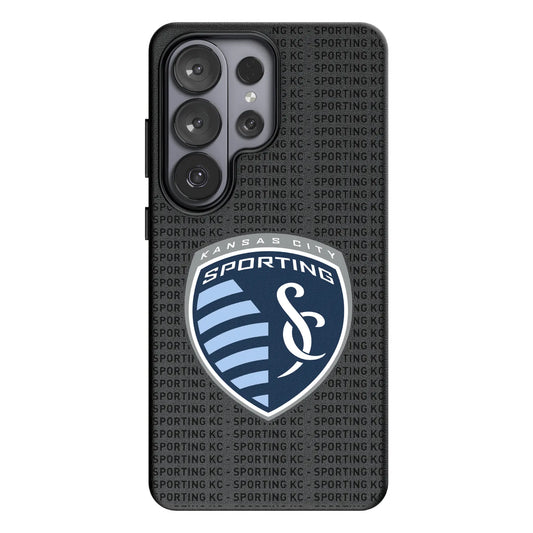 Sporting Kansas City Text Backdrop MagSafe Compatible Phone Case for Samsung Galaxy