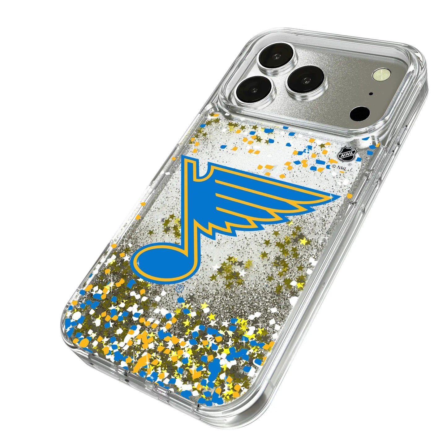 St. Louis Blues Confetti Glitter Phone Case for Apple iPhone