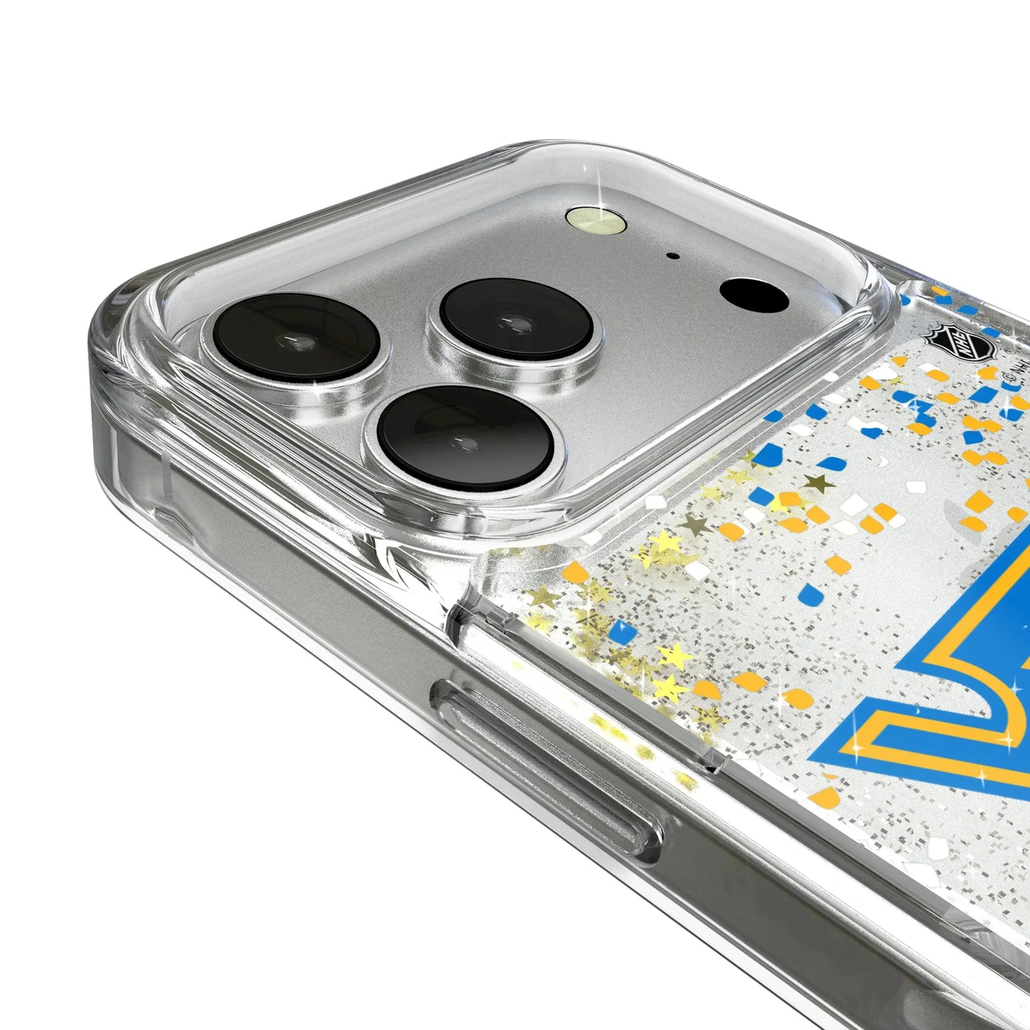 St. Louis Blues Confetti Glitter Phone Case for Apple iPhone