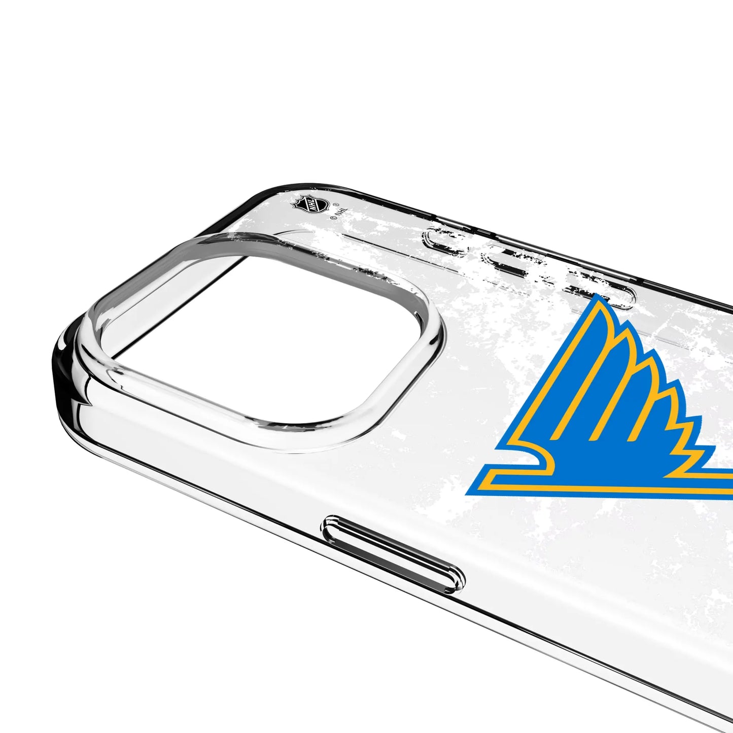 St. Louis Blues Ice Stripe Clear Phone Case for Apple iPhone