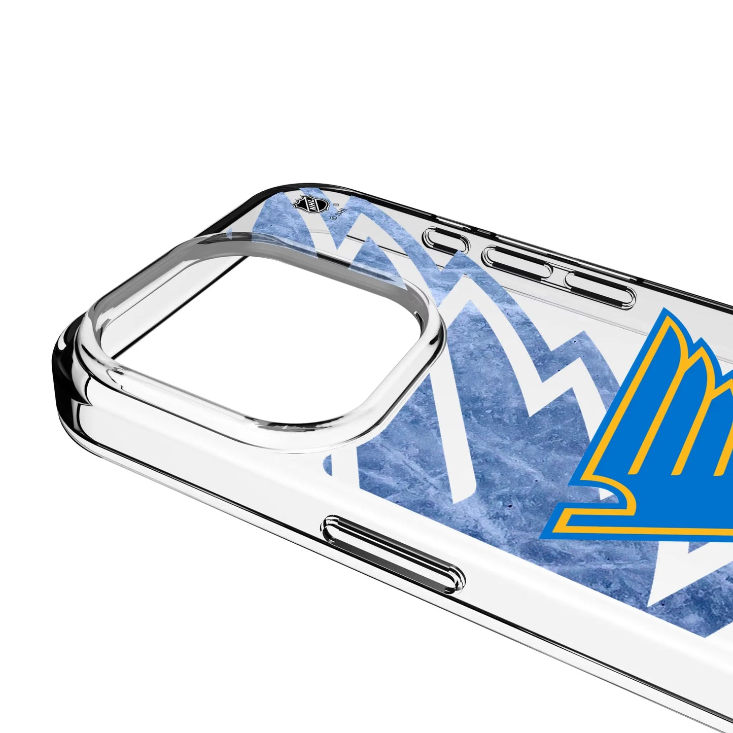 St. Louis Blues Ice Tilt Clear Phone Case for Apple iPhone