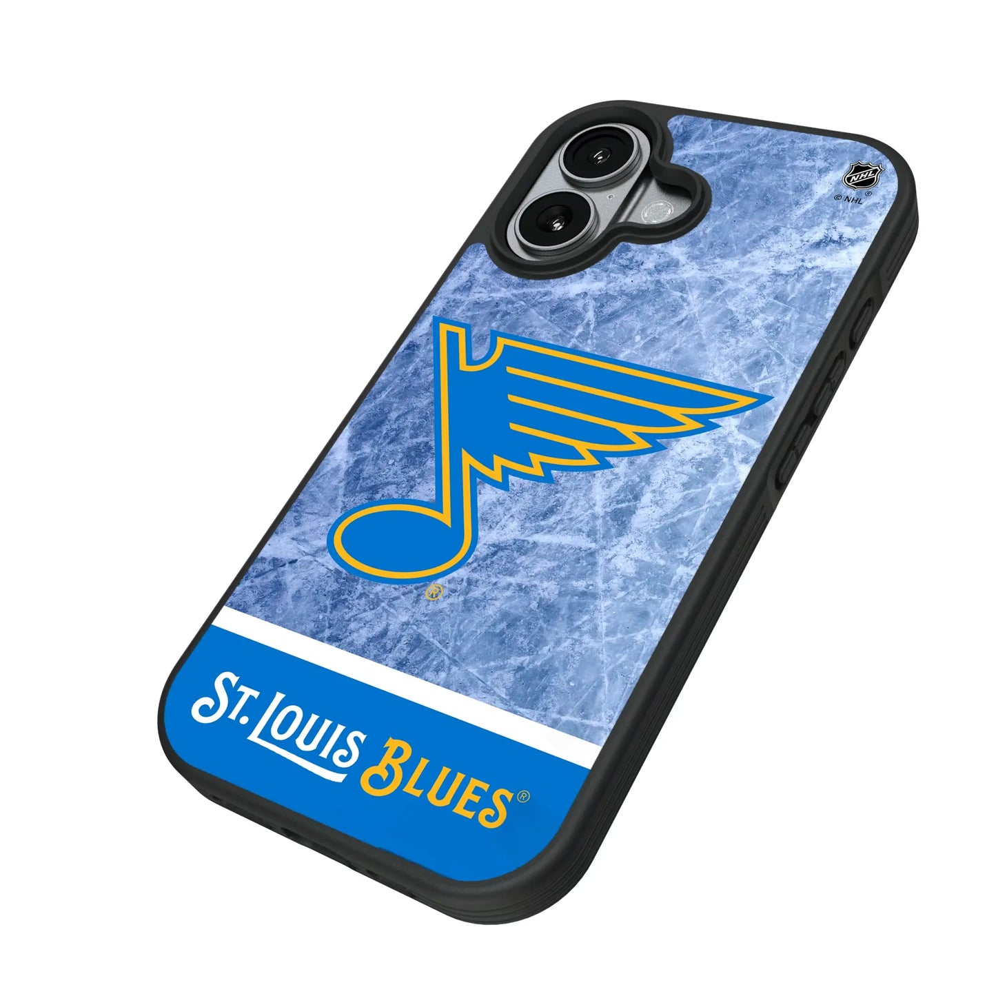 St. Louis Blues Ice Wordmark Bump Phone Case for Apple iPhone