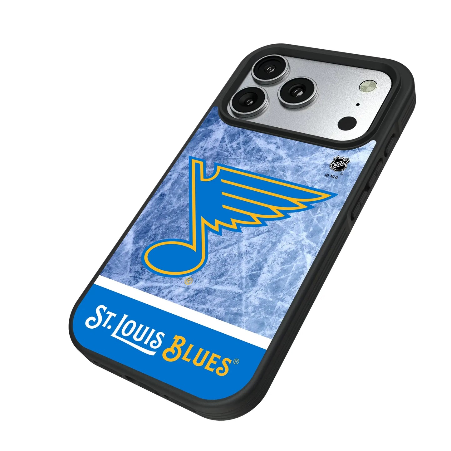 St. Louis Blues Ice Wordmark Bump Phone Case for Apple iPhone