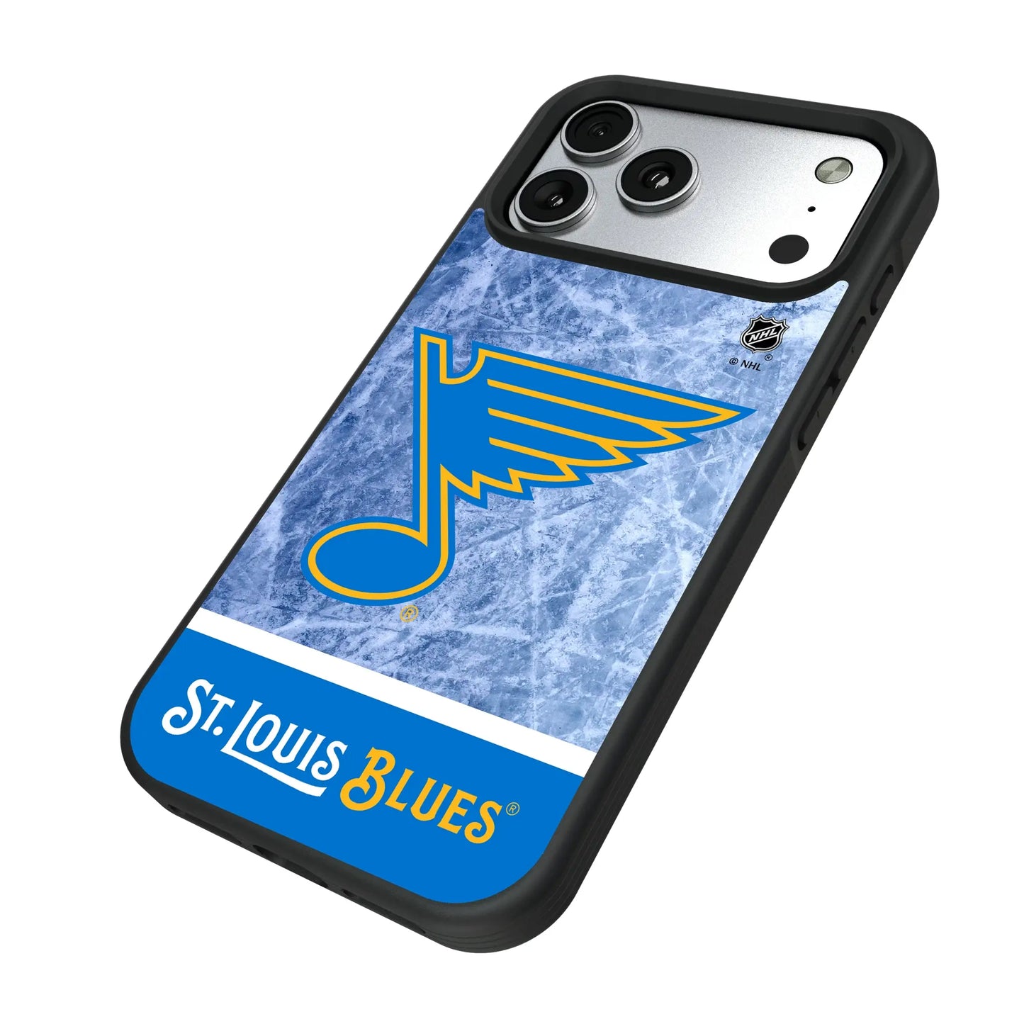 St. Louis Blues Ice Wordmark Bump Phone Case for Apple iPhone