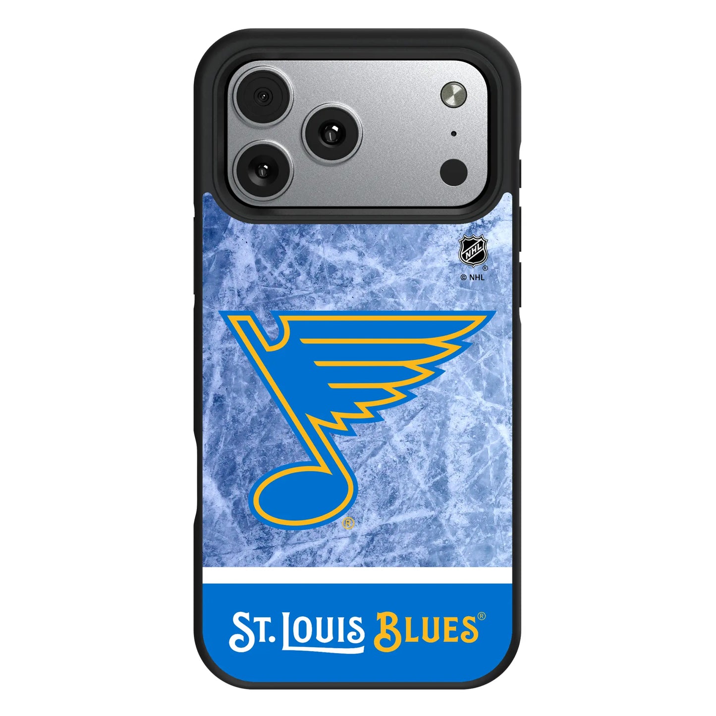 St. Louis Blues Ice Wordmark Bump Phone Case for Apple iPhone