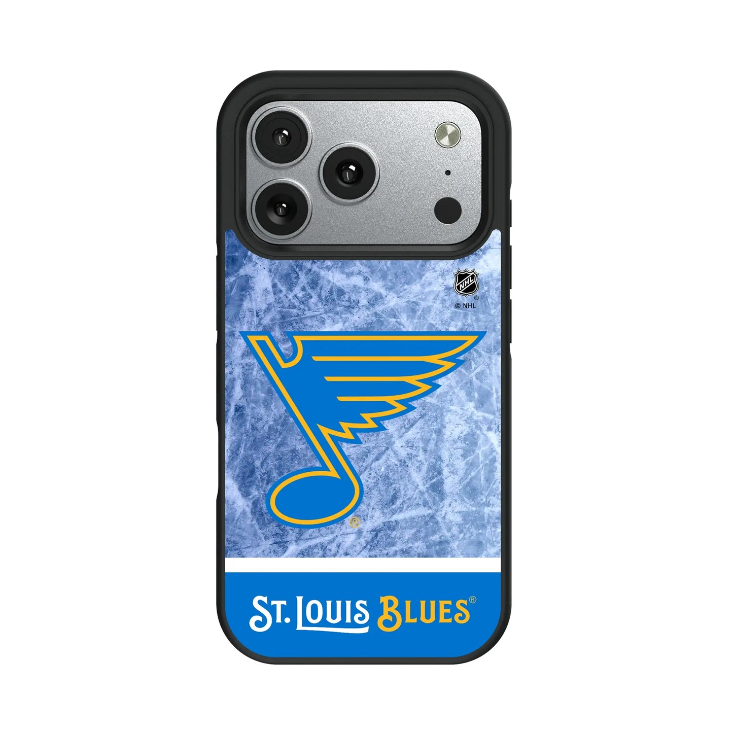 St. Louis Blues Ice Wordmark Bump Phone Case for Apple iPhone