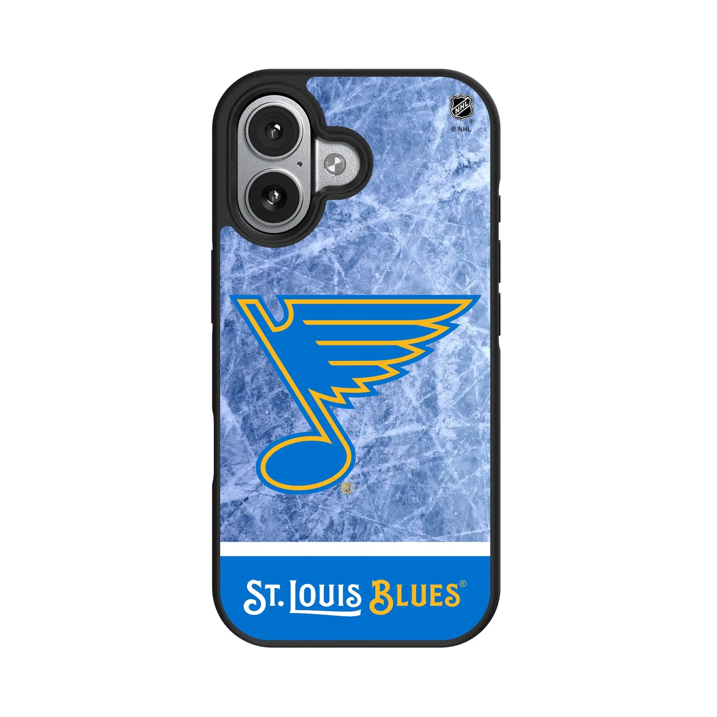 St. Louis Blues Ice Wordmark Bump Phone Case for Apple iPhone
