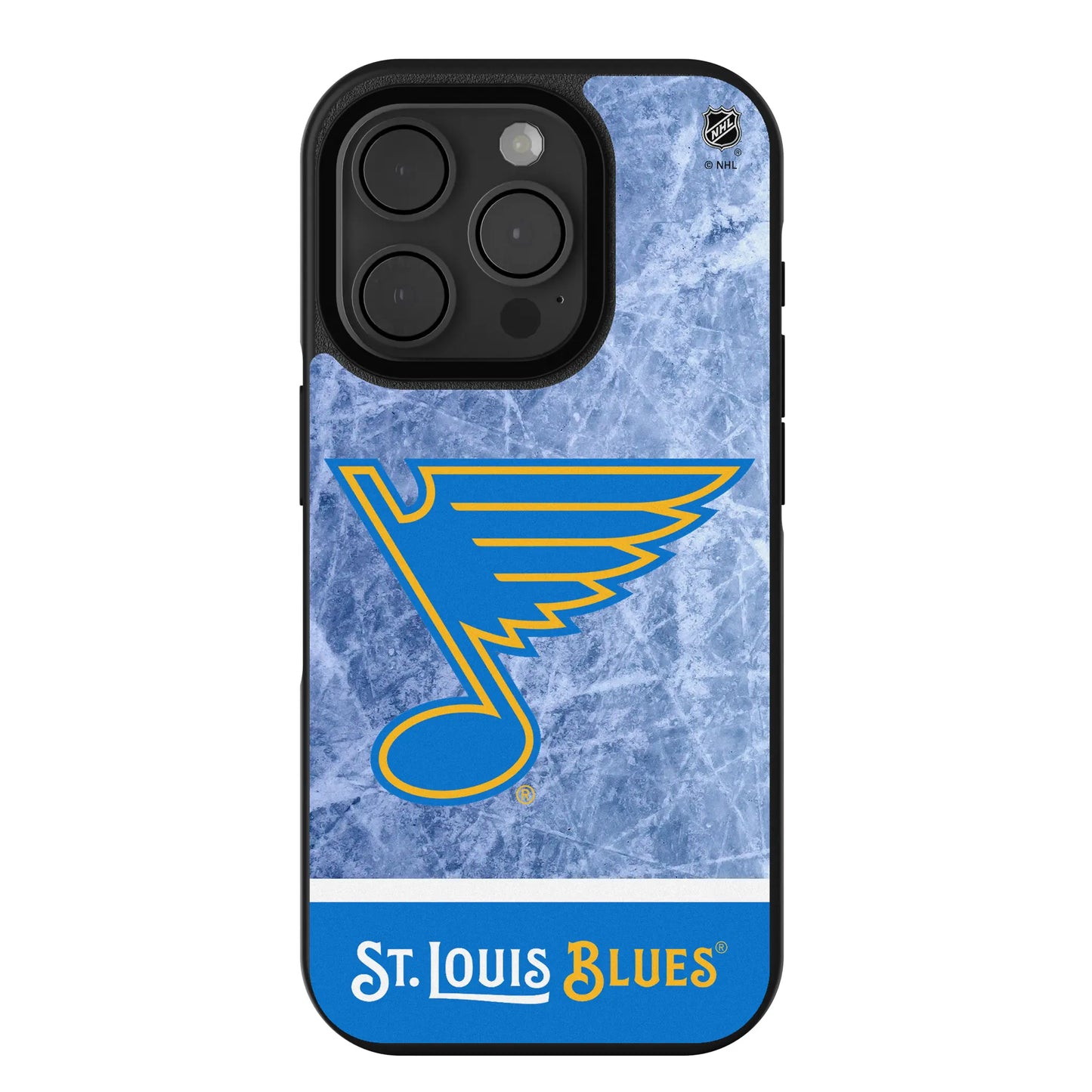 St. Louis Blues Ice Wordmark Bump Phone Case for Apple iPhone