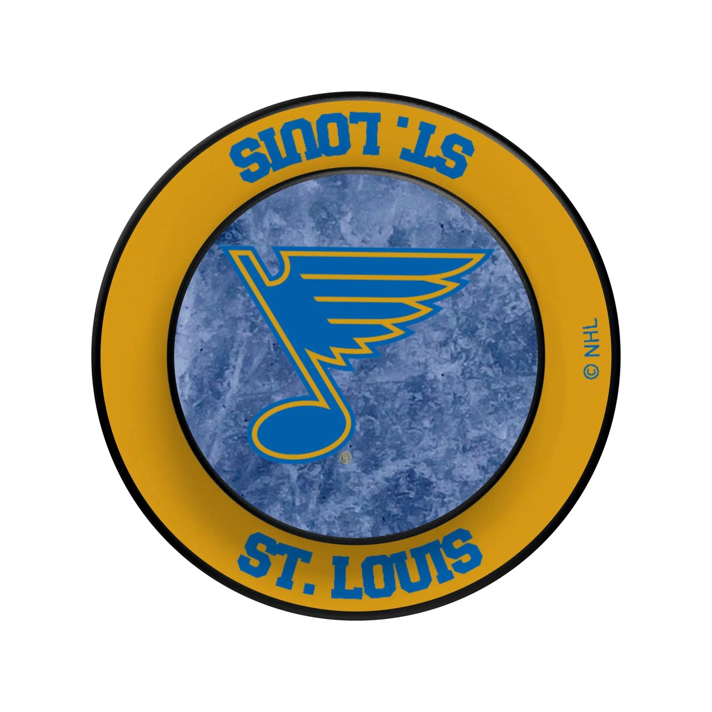 St. Louis Blues Ice Wordmark PopSockets Magnetic Phone Grip and Stand