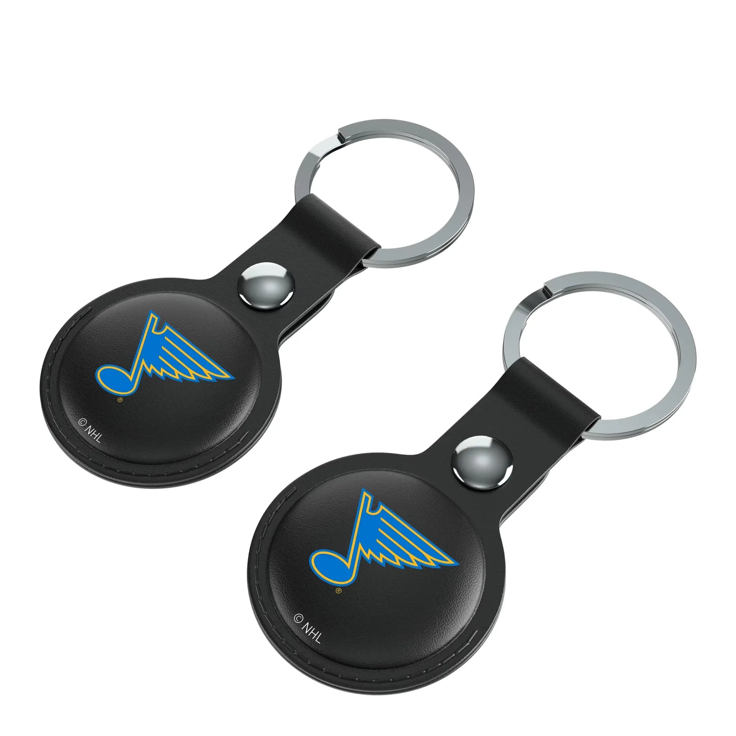 St. Louis Blues Insignia Black Airtag Holder 2-Pack
