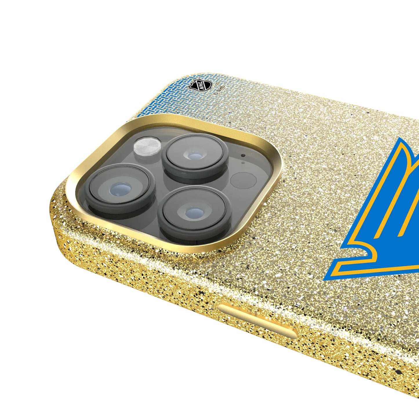 St. Louis Blues Linen Bling Phone Case for Apple iPhone
