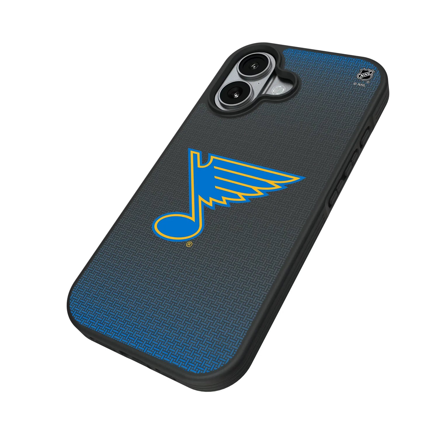 St. Louis Blues Linen Bump Phone Case for Apple iPhone