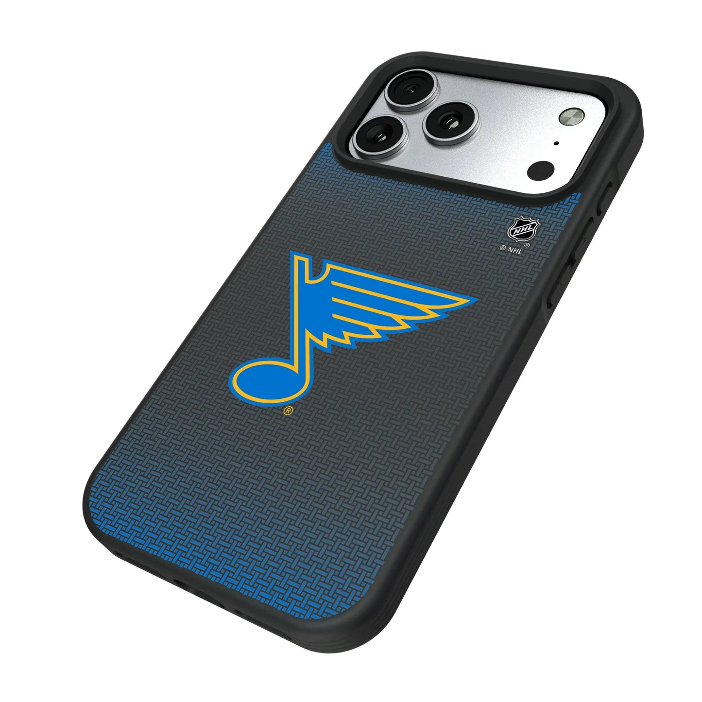 St. Louis Blues Linen Bump Phone Case for Apple iPhone