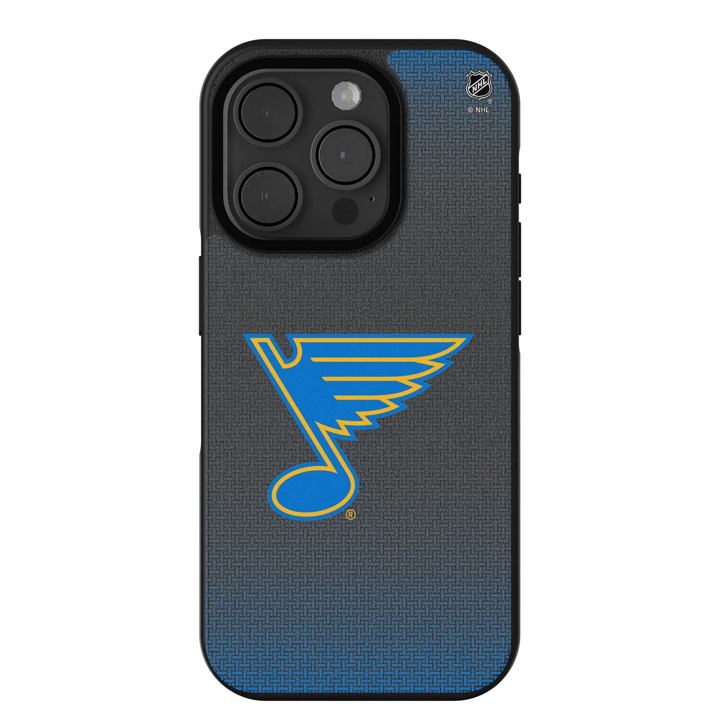 St. Louis Blues Linen Bump Phone Case for Apple iPhone