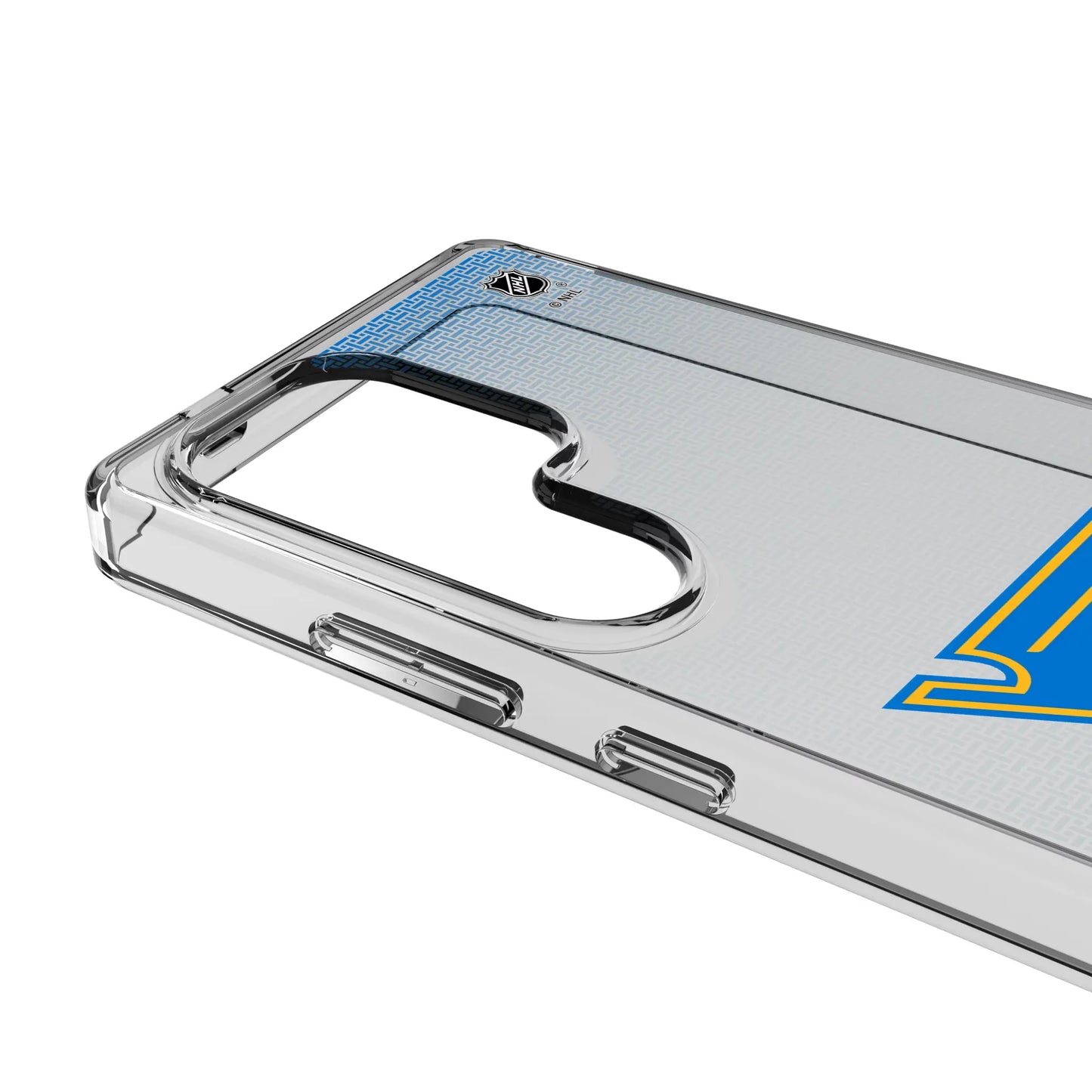 St. Louis Blues Linen Clear Phone Case for Samsung Galaxy