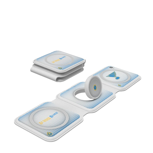 St. Louis Blues Linen Foldable 3 in 1 Charger