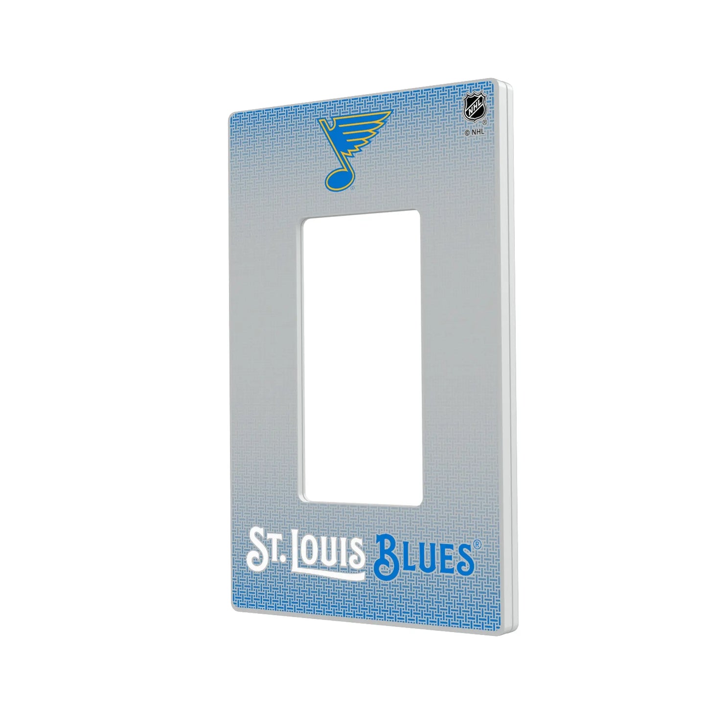 St. Louis Blues Linen Hidden-Screw Light Switch Plate