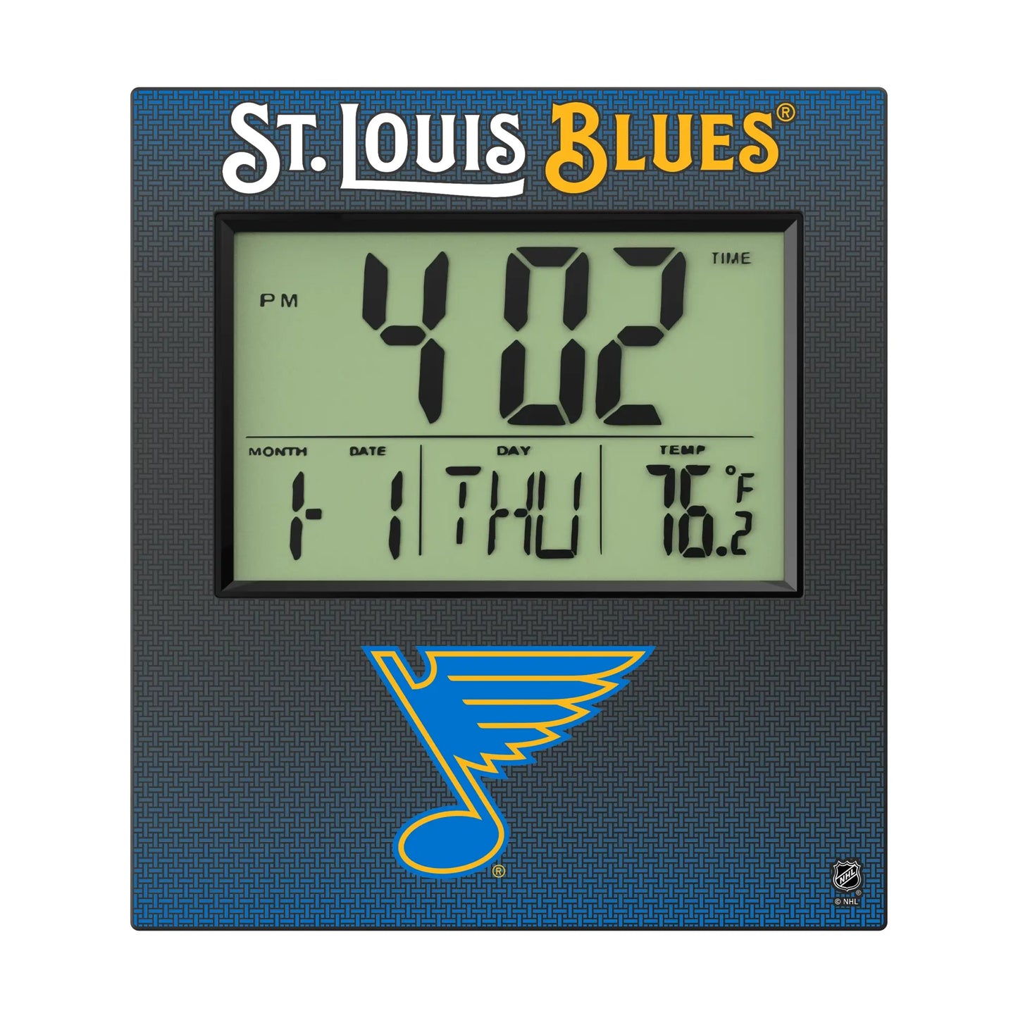 St. Louis Blues Linen Wall Clock