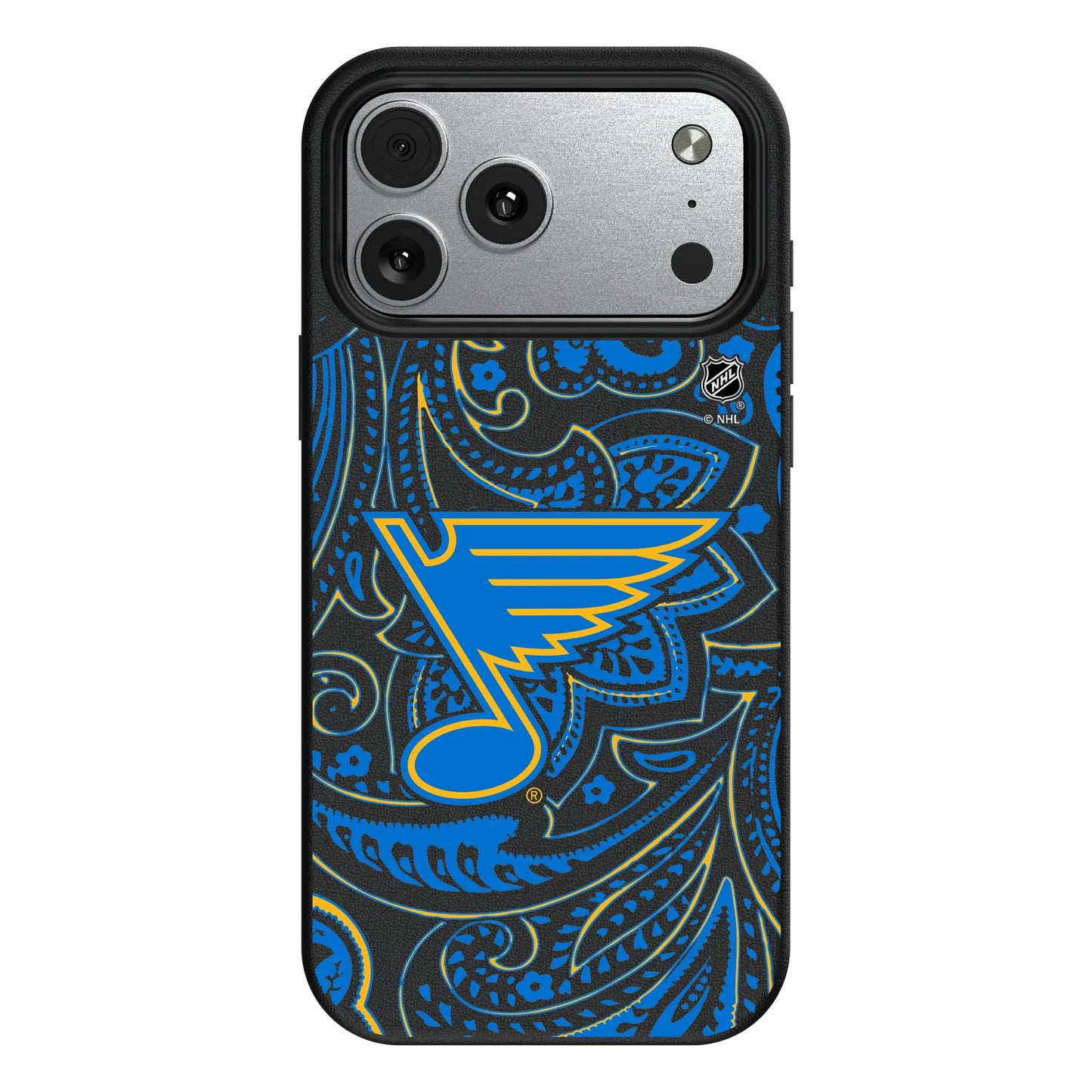 St. Louis Blues Paisley MagSafe Compatible Phone Case for Apple iPhone