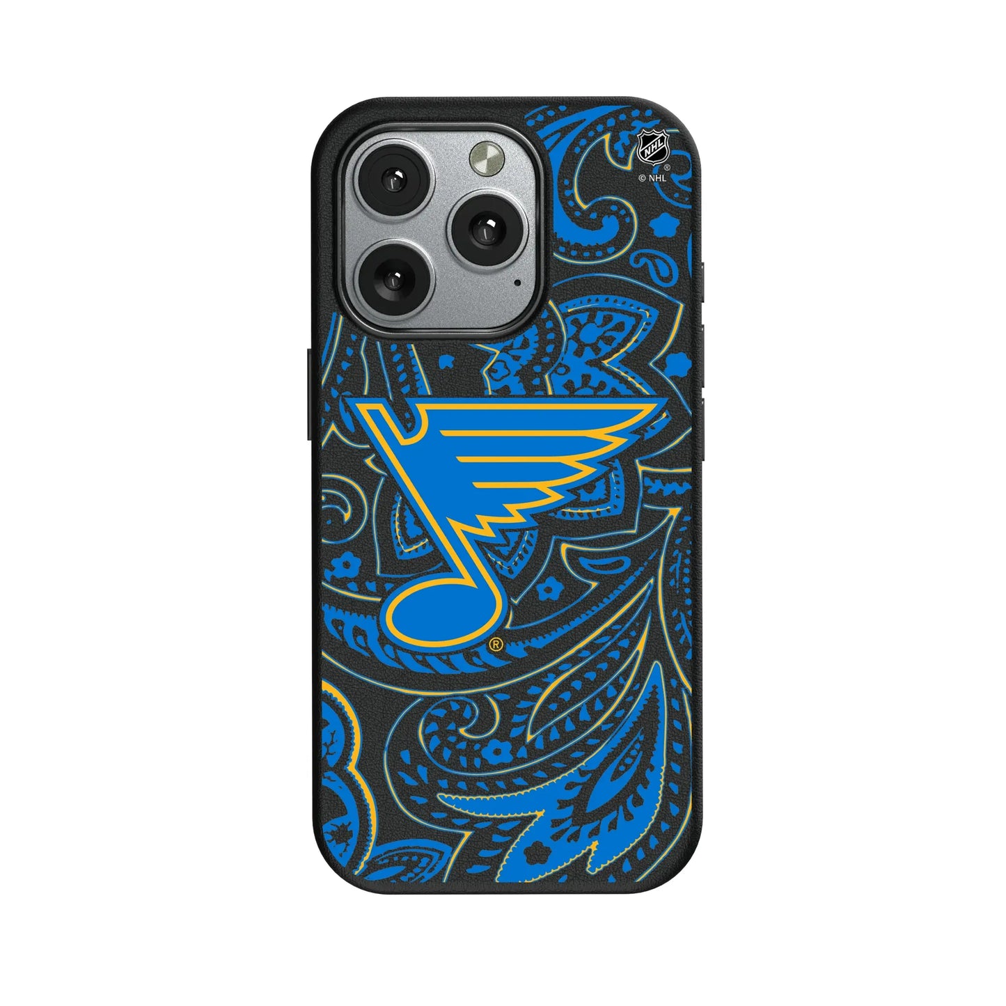 St. Louis Blues Paisley MagSafe Compatible Phone Case for Apple iPhone