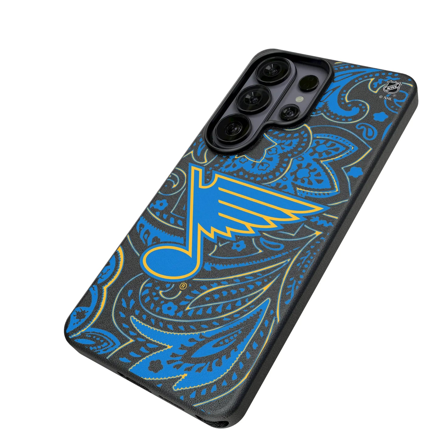 St. Louis Blues Paisley MagSafe Compatible Phone Case for Samsung Galaxy