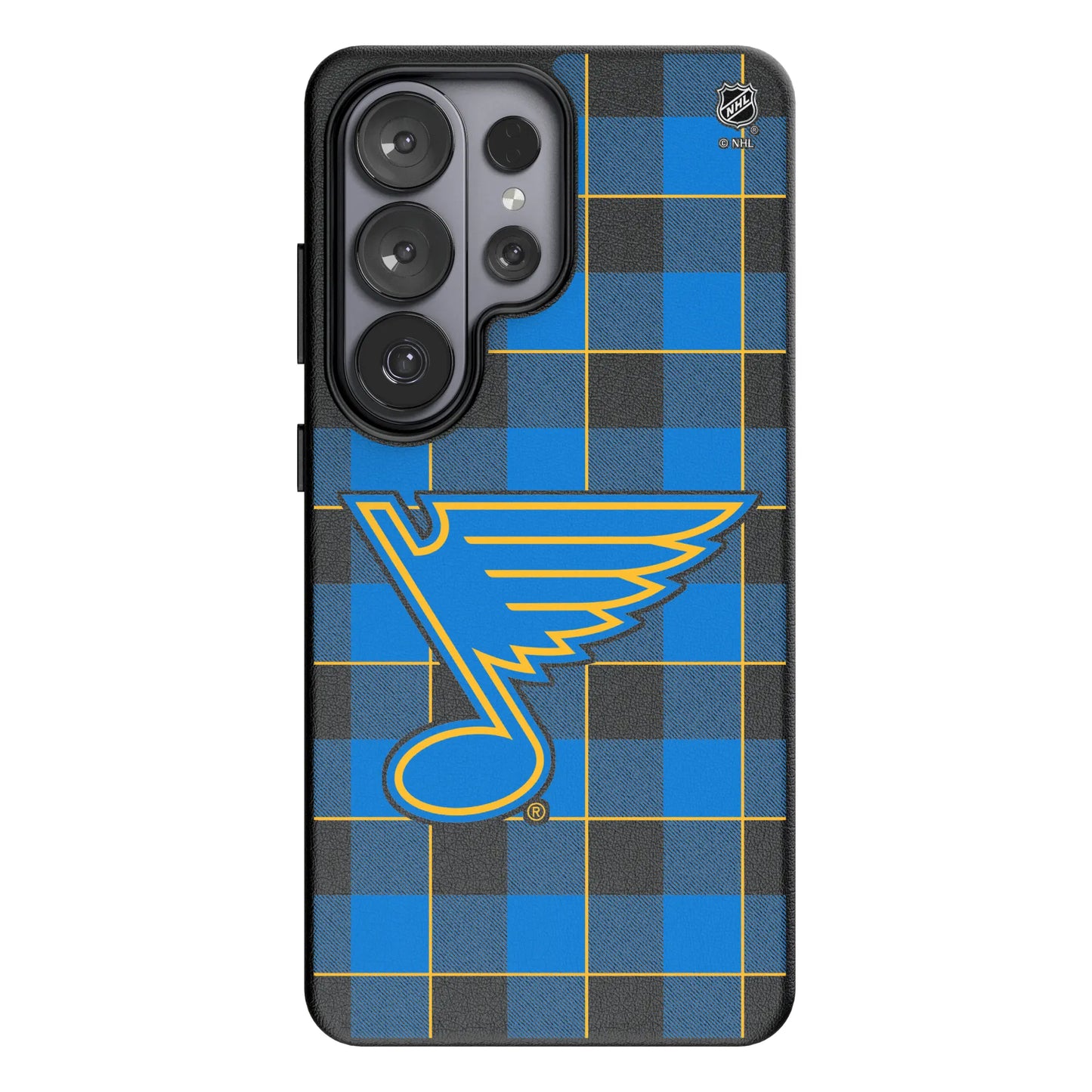 St. Louis Blues Plaid MagSafe Compatible Phone Case for Samsung Galaxy