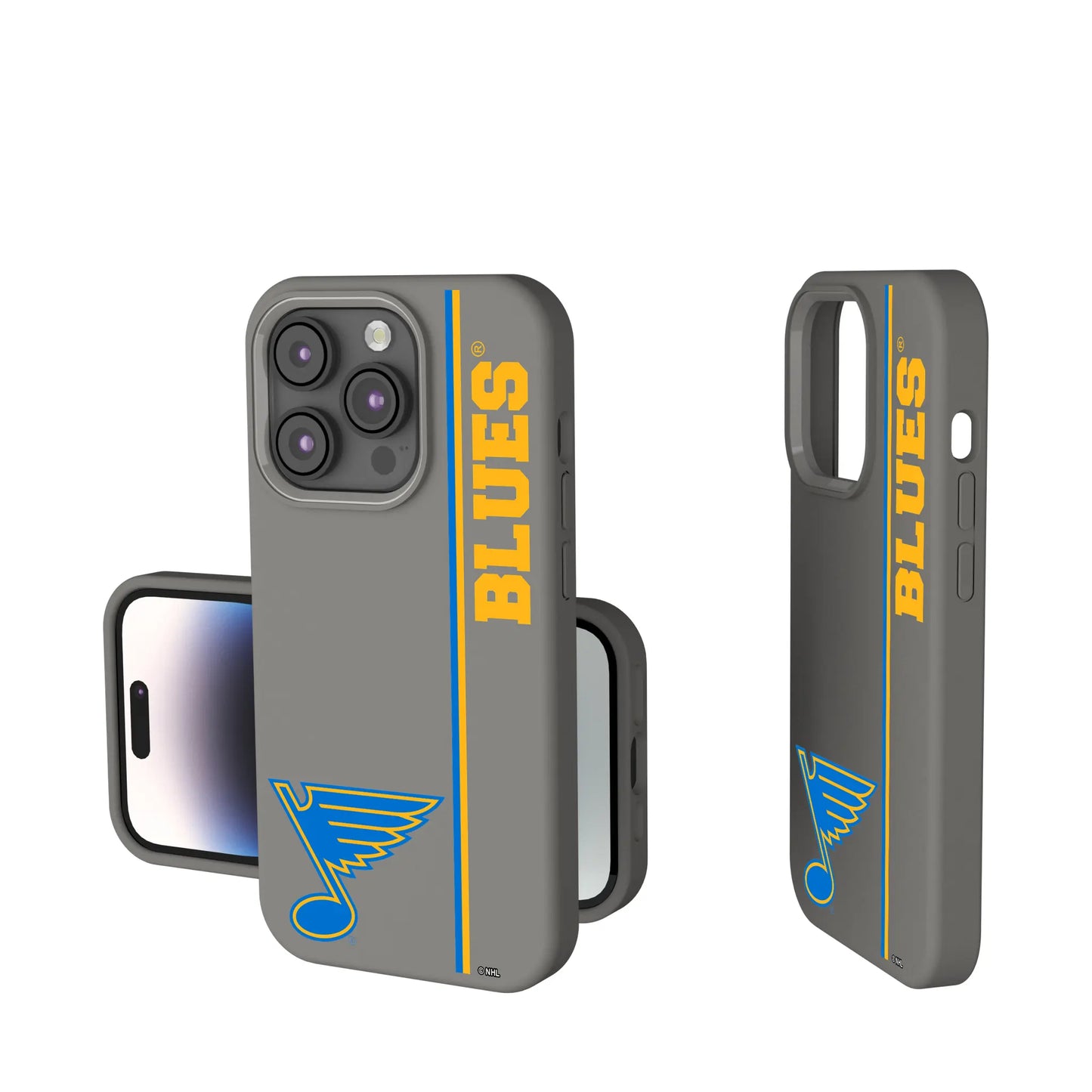 St. Louis Blues Sidebar Soft Touch Phone Case for Apple iPhone