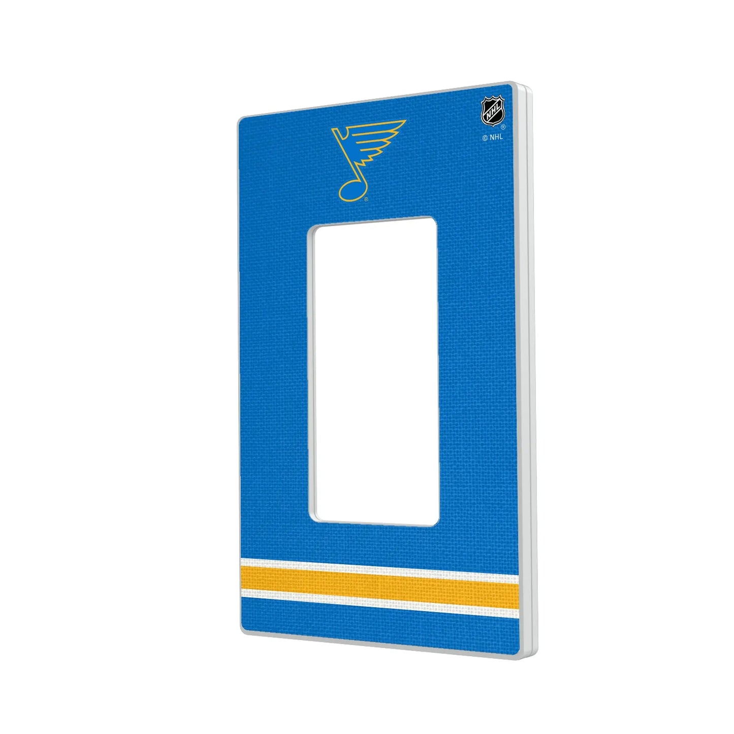 St. Louis Blues Stripe Hidden-Screw Light Switch Plate
