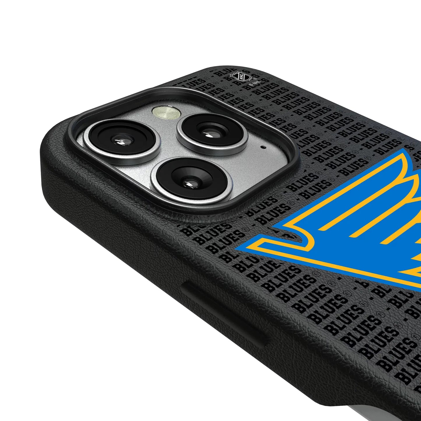 St. Louis Blues Text Backdrop MagSafe Compatible Phone Case for Apple iPhone