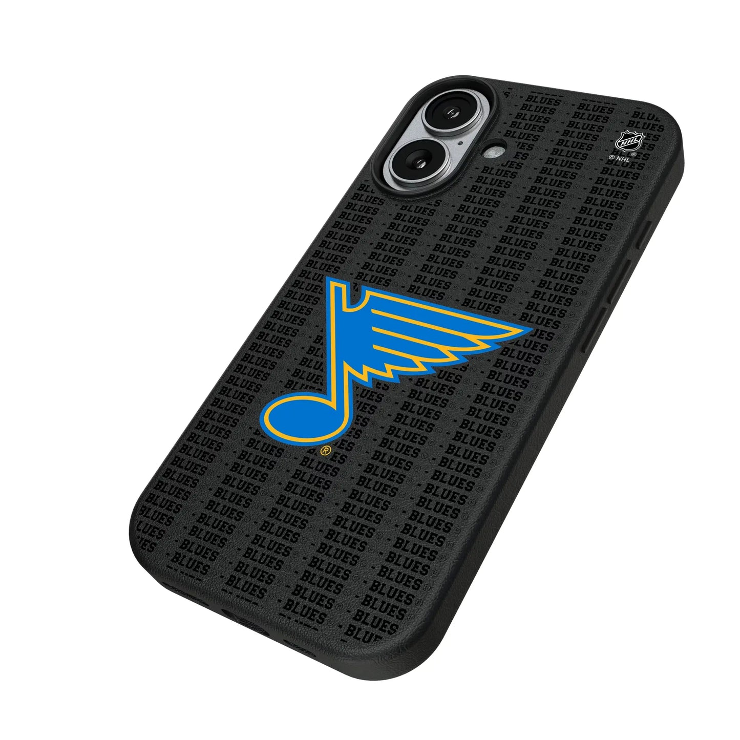St. Louis Blues Text Backdrop MagSafe Compatible Phone Case for Apple iPhone