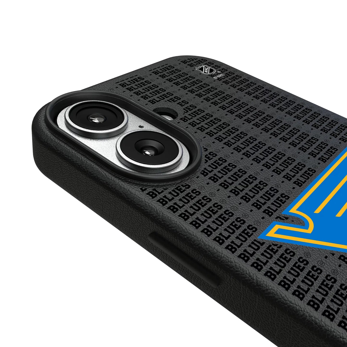 St. Louis Blues Text Backdrop MagSafe Compatible Phone Case for Apple iPhone
