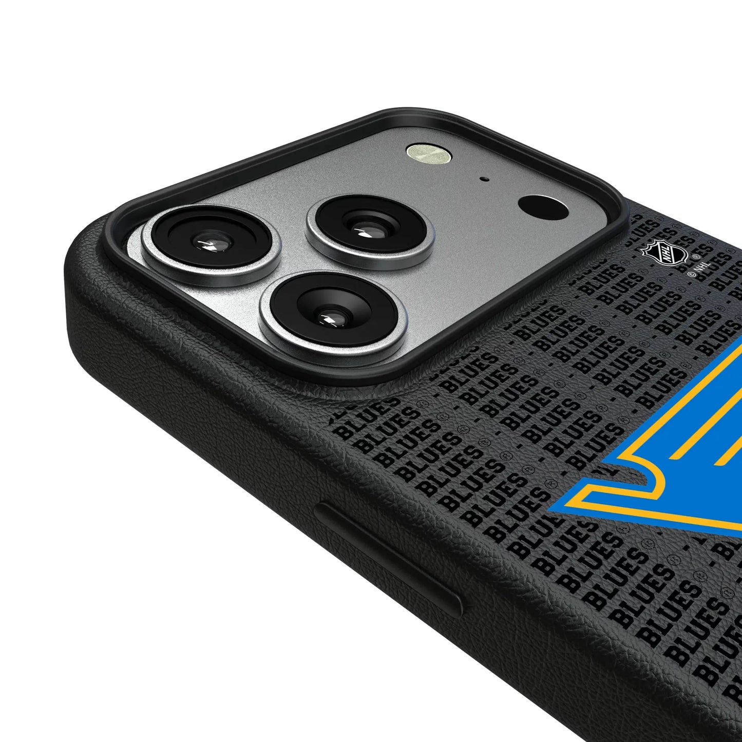 St. Louis Blues Text Backdrop MagSafe Compatible Phone Case for Apple iPhone