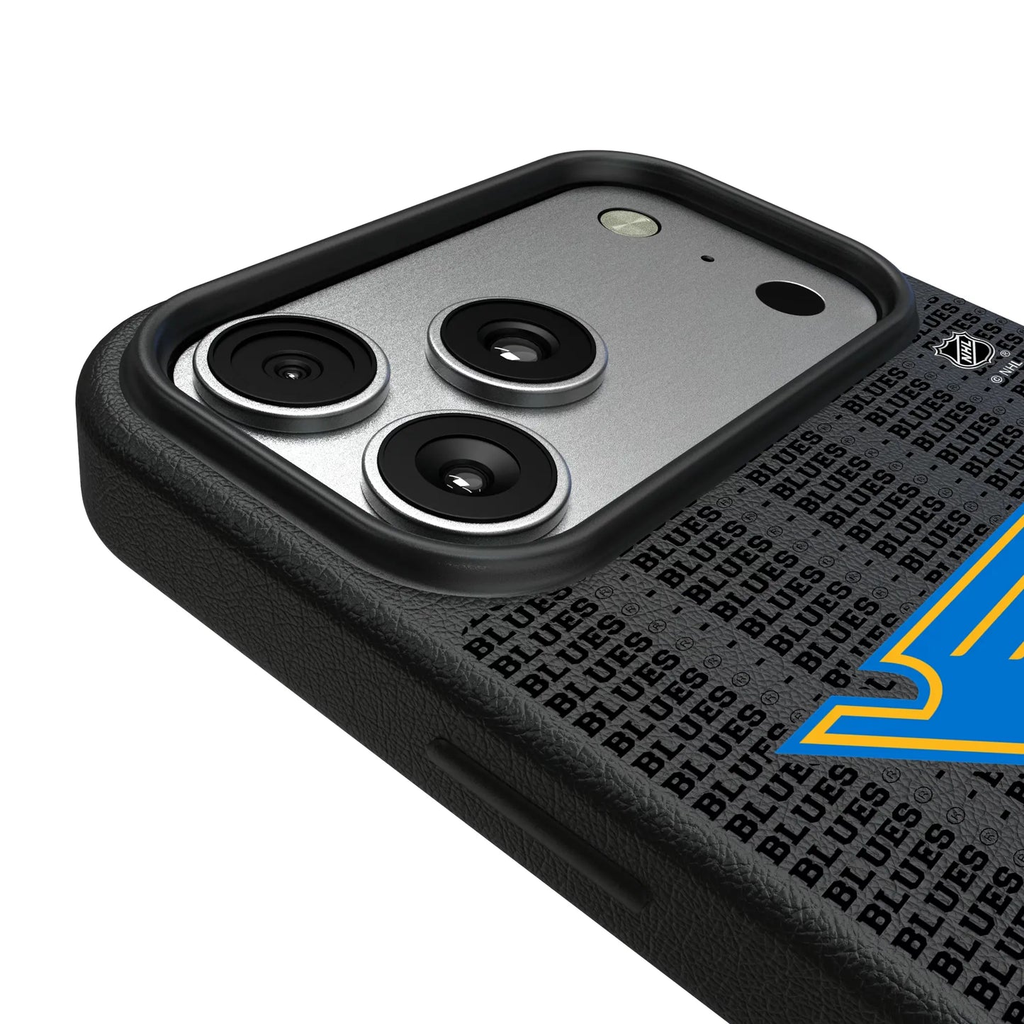 St. Louis Blues Text Backdrop MagSafe Compatible Phone Case for Apple iPhone