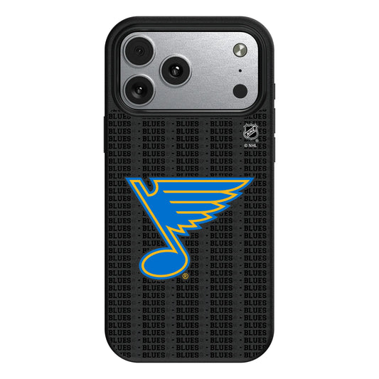 St. Louis Blues Text Backdrop MagSafe Compatible Phone Case for Apple iPhone