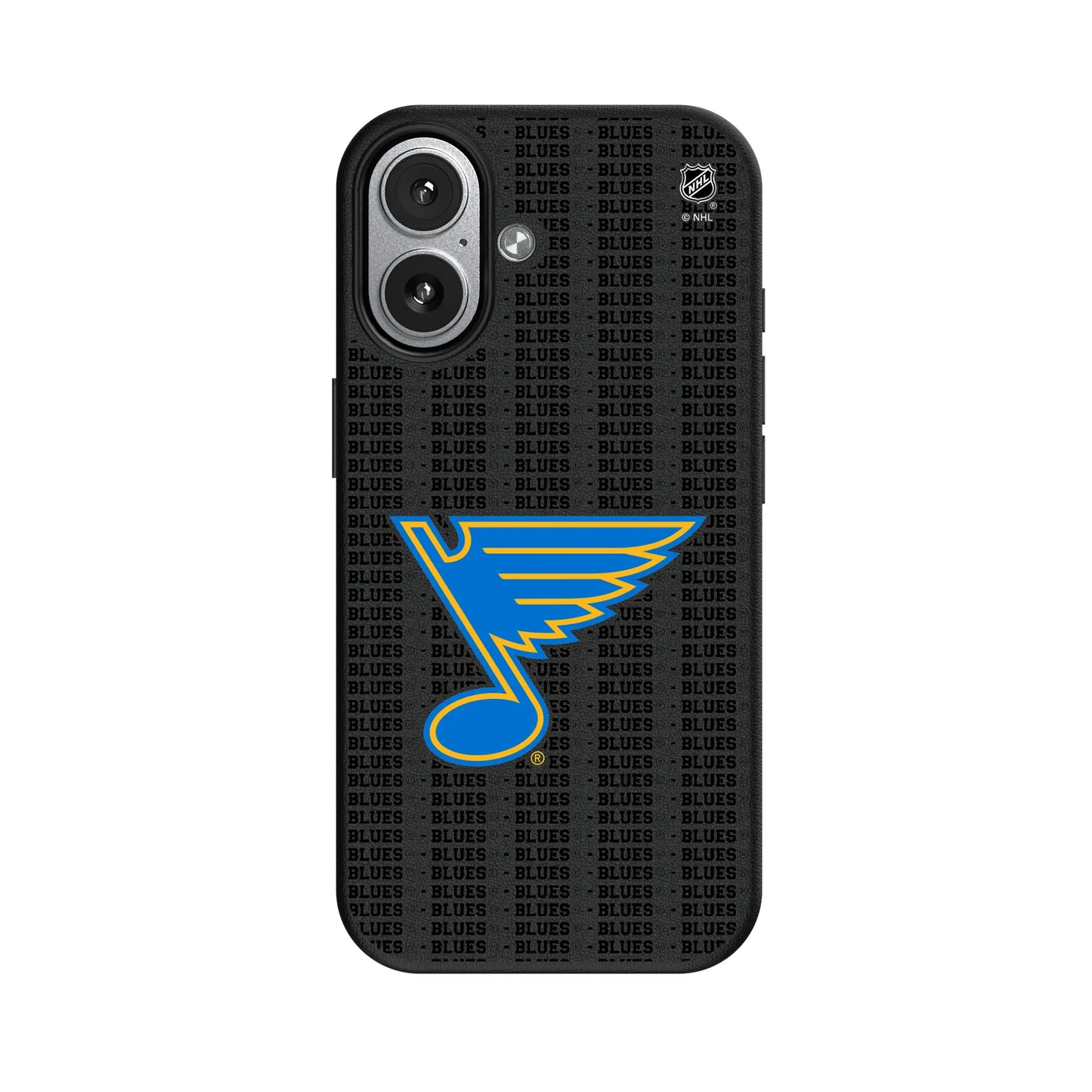 St. Louis Blues Text Backdrop MagSafe Compatible Phone Case for Apple iPhone