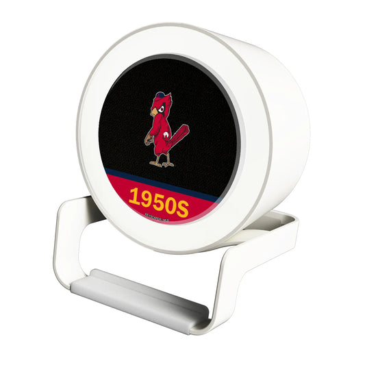 St Louis Cardinals 1950s - Cooperstown Collection Endzone Solid Night Light Charger and Bluetooth Speaker