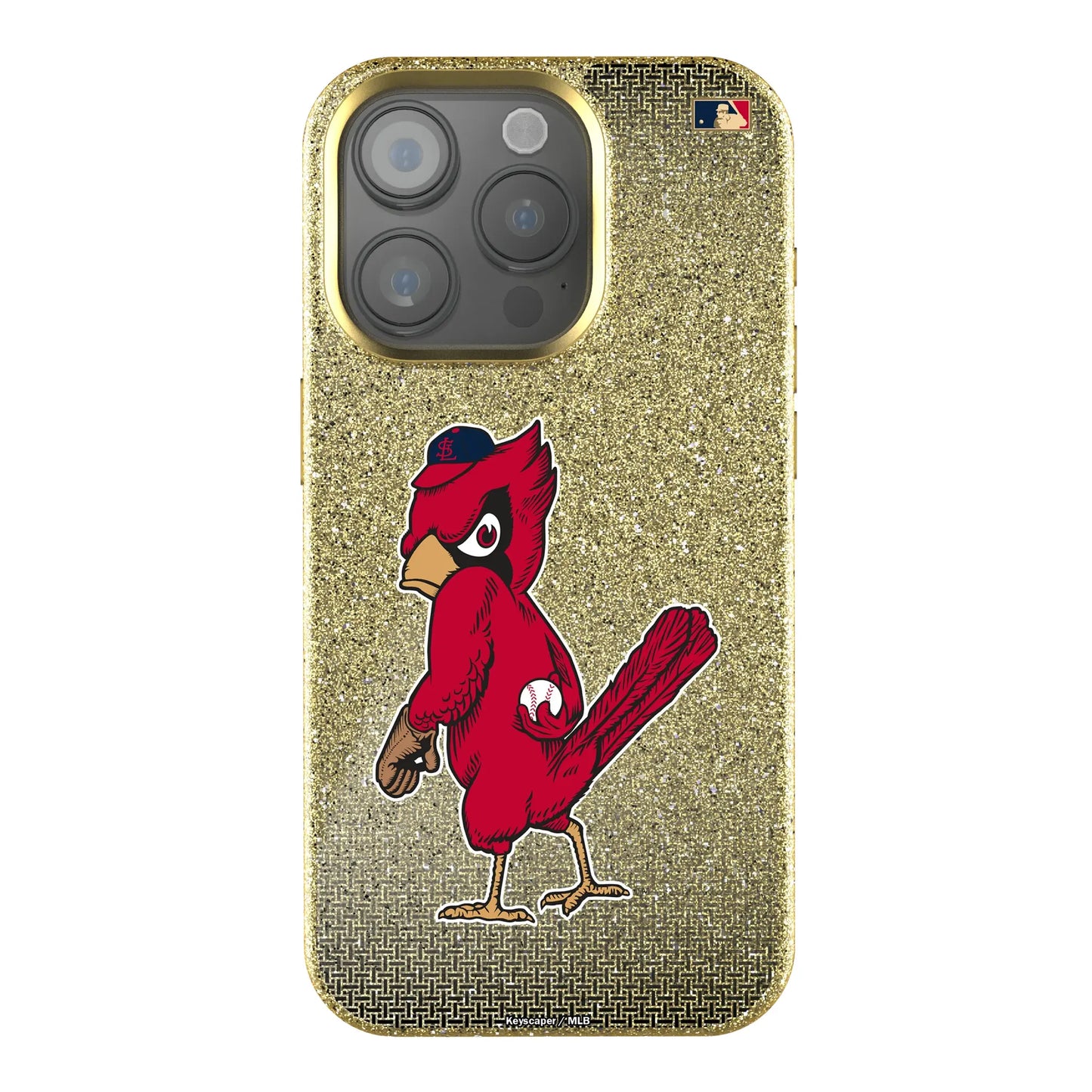 St Louis Cardinals 1950s - Cooperstown Collection Linen Bling Phone Case for Apple iPhone