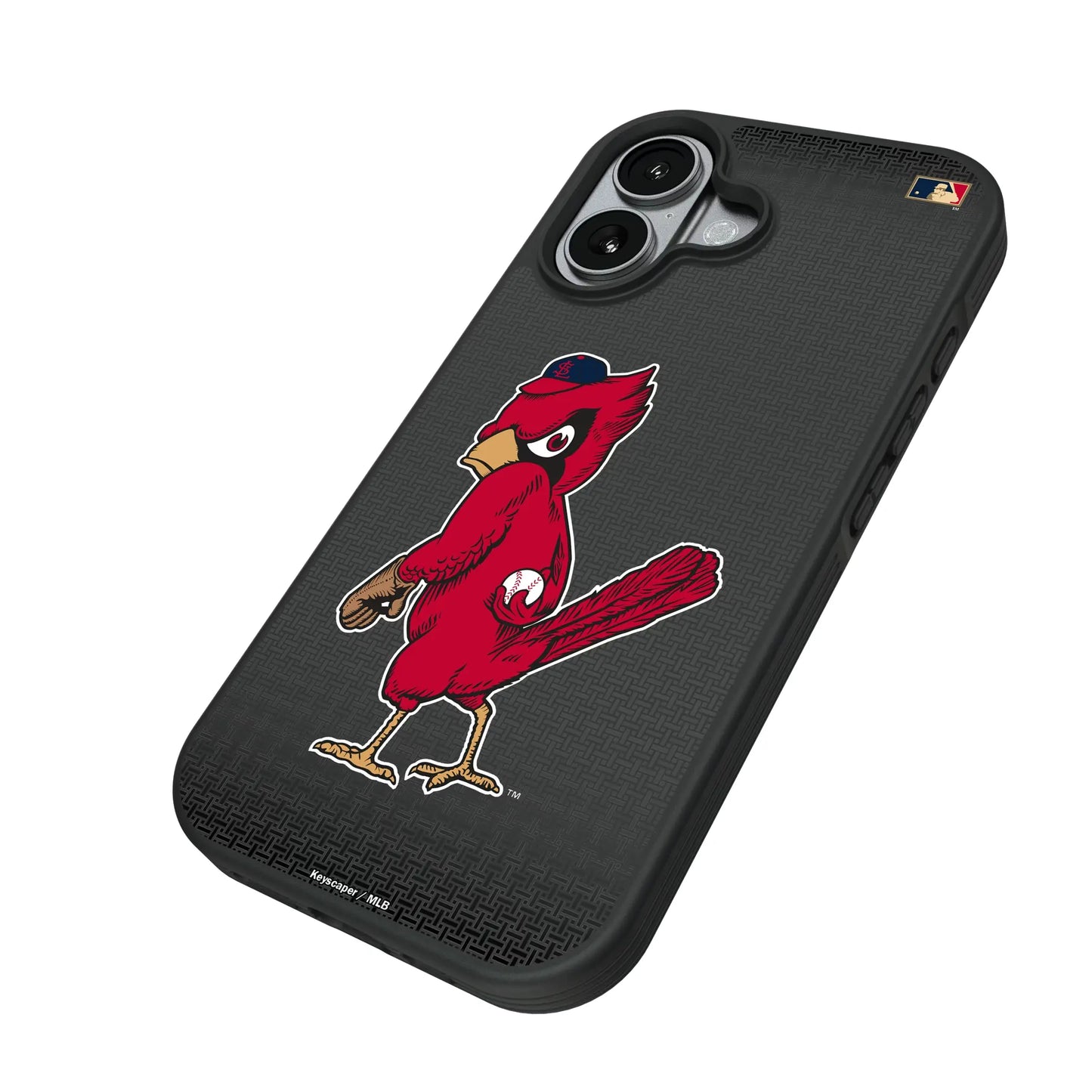 St Louis Cardinals 1950s - Cooperstown Collection Linen Bump Phone Case for Apple iPhone