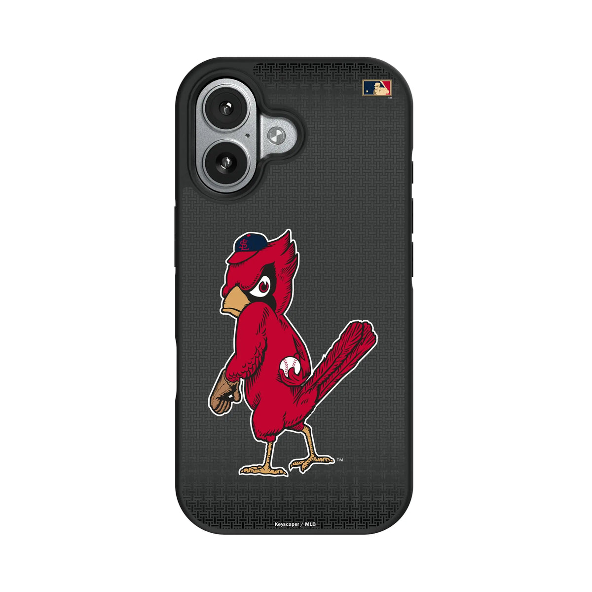 St Louis Cardinals 1950s - Cooperstown Collection Linen Bump Phone Case for Apple iPhone