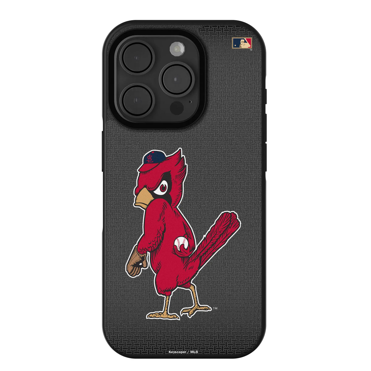 St Louis Cardinals 1950s - Cooperstown Collection Linen Bump Phone Case for Apple iPhone