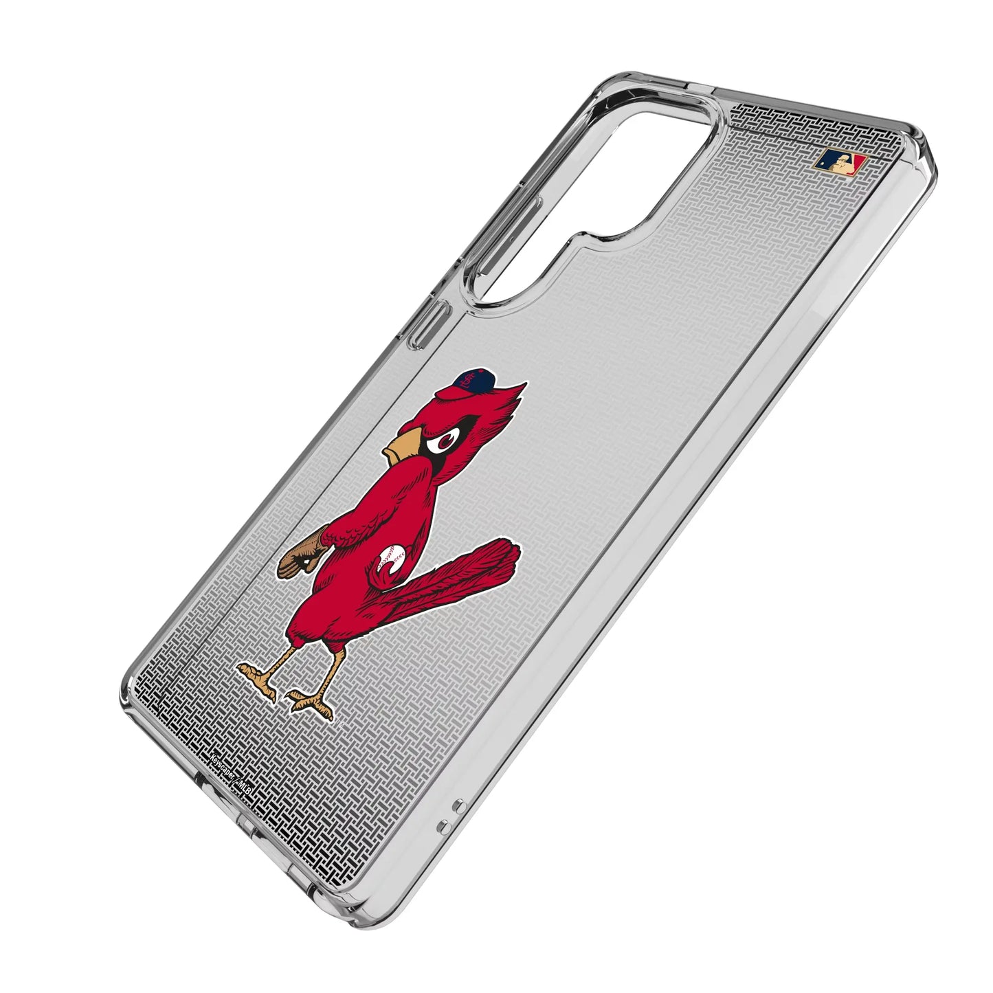 St Louis Cardinals 1950s - Cooperstown Collection Linen Clear Phone Case for Samsung Galaxy