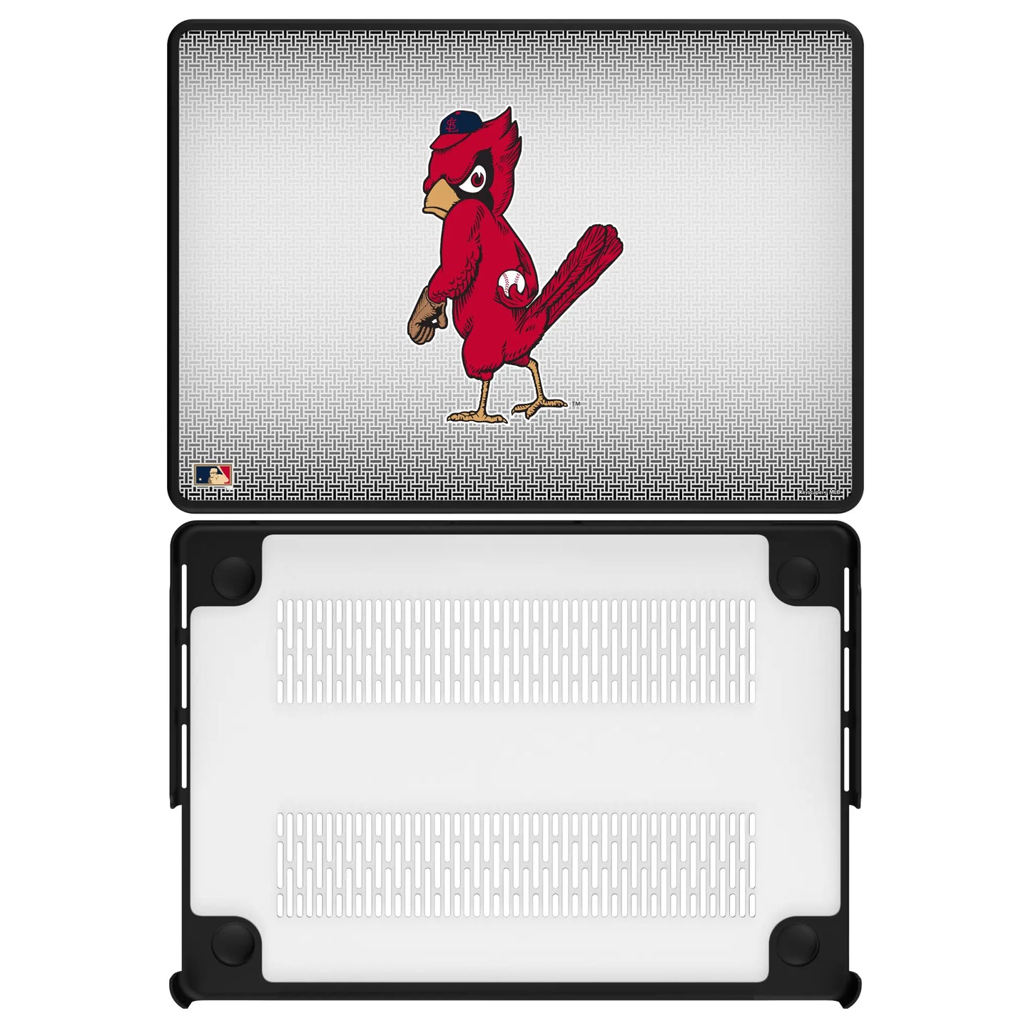 St Louis Cardinals 1950s - Cooperstown Collection Linen Laptop Case for Apple MacBook