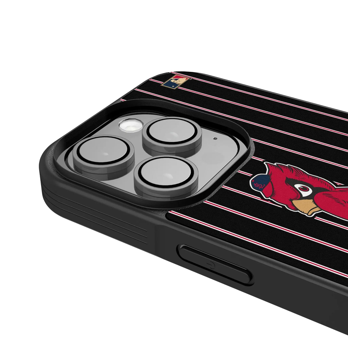St Louis Cardinals 1950s - Cooperstown Collection Pinstripe Bump Phone Case for Apple iPhone